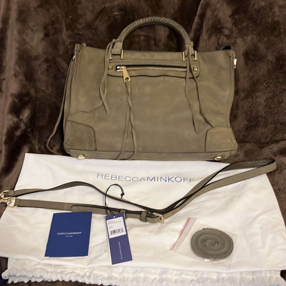 Rebecca Minkoff Regan Satchel Tote in Olive